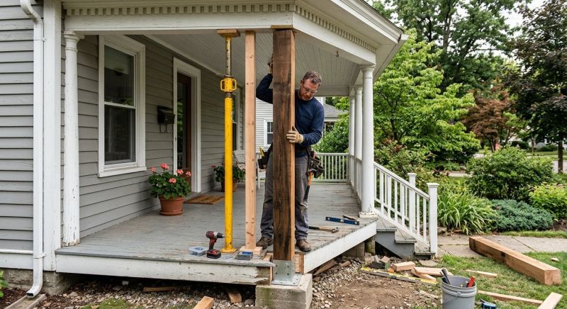 Balcony Post Repair in Seattle, WA