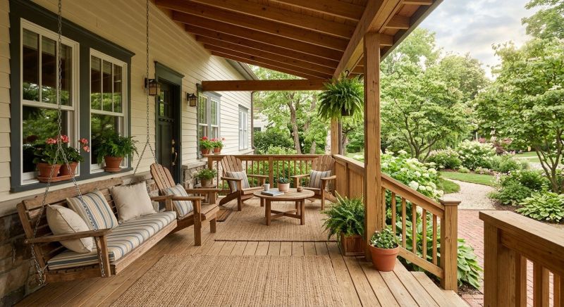 Wood Porch Construction in Redmond, WA
